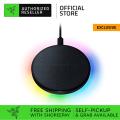 Razer Charging Pad 10W Fast Wireless Charger:  Powered By Chroma RGB - Soft-Touch Rubber Top. 