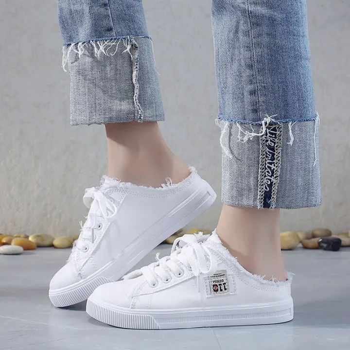 2023Spring%20and%20Summer%20New%20Canvas%20Shoes%20Female%20Students%20Half%20Slippers%20Slip-on%20Lofter%20Versatile%20Breathable%20Casual%20White%20Shoes%20Fashion%20-%20Image%207