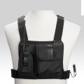 For Baofeng Radio Chest Bags Harness Front Pack Pouch Holster Vest Rig Carry Cade for Baofeng TYT Wouxun Motorola Walkie Talkie.