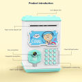 PinShang Kids Electronic Piggy Bank Auto Scroll Paper Saving Box With Face Fingerprint Recognition For Boys Girls Gifts. 