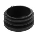 24Pcs Plastic Blanking End Cap Pipe Tube Insert Plug Cover 40mm Black.