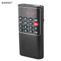 【FUPANG】Kebidu L-328 Portable Speaker & Mini Voice Recorder 2 in 1 Function Auto TF Aux Audio Music.