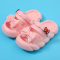Summer Bow Baby Slippers For Children Cold Slippers Indoor Non-Slip Soft Bottom Comfort Cute Baby Hole Shoes Girls Home Slides. 