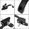 Universal Window Handle Inline Lock Handle Pull Locking Window Catch Home Safety White/ Black. 