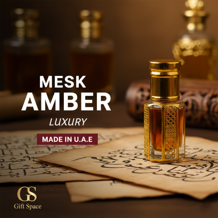 Meshk Amber Luxury-Made in U.A.E - A Traditional Royal Premium Arabian Attar From Millennium for Men