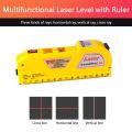 Poruis Laser Ruler Measuring Tool Horizontal Ruler Woodworking Tape Measure Marking Ruler. 