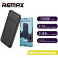 RPP-96 Lango Series Dual USB output Dual input (Type-c & Type-B) 10000mAh Remax Power Bank.