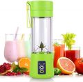 Portable Juicer Electric 4 Blades Usb Rechargeable Smoothie Blender Machine Mixer Mini Juice Cup Maker Fast Blenders Food Processor - Juice Maker. 