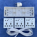 15 Fit 100% Copper cable Handmade Multiplug Equipment's (Heavy Duty + Long lusting) 9 Port with Universal Socket and. 