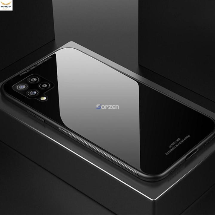 Samsung Galaxy A42 5G - (100% Premium Quality) DESIGNED IN HONG KONG Scratchproof Tempered Glass Case Back Cover Casing ..
