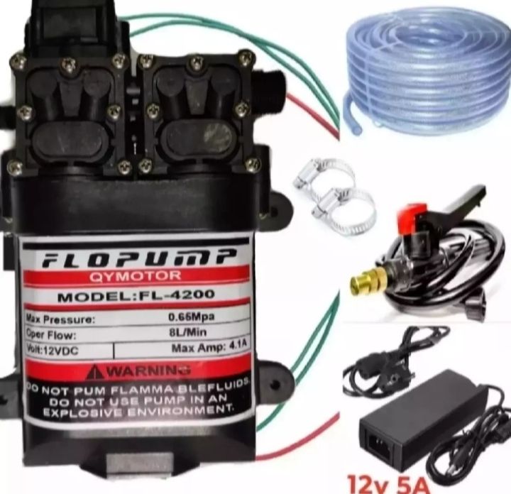Dubble Pump Bike & Car Washing Water Pump Motor full set AC & DC double pump double pump for Bike & Car Wash