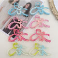 New Bow Knot Giant Hair Claw Colorful Big Hair Claw Clips Hair Accessories for Girls. 