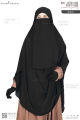 Glam Touch Extra Coverage- Rufi One Loop Ready Hijab Niqab Set. 