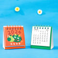 2024 Desktop Small Table Calendar Student Desktop Small Decoration Daily Clock In Self Discipline Small Calendar Leima.