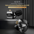 KZ D-Fi In Ear Headphone 4-Level Tuning Switch HiFi Bass Metal Earphones Noise Reduction with Mic Wired Dynamic Headset Monitor.