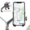Mirror Motorcycle Mobile Phone Bracket Mountain Bike Aluminum Aloe Mobile Phone Holder Easy to Use and Maintain. 