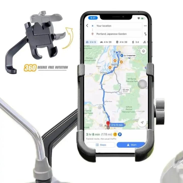 Mirror%20Motorcycle%20Mobile%20Phone%20Bracket%20Mountain%20Bike%20Aluminum%20Aloe%20Mobile%20Phone%20Holder%20Easy%20to%20Use%20and%20Maintain%20-%20Image%203