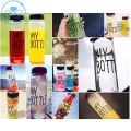 Water Bottles Combo 5 Bình Thủy Tinh Đựng Nước My Bottle 500 Ml Kiểu Dáng Nhỏ Gọn Nắp Đậy Chống Tràn.