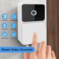 WIFI Video Doorbell Camera Wireless Night Vision Smart Home Security HD Door Bell Two Way Intercom Voice Change For Home. 