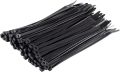 Kitty Original Heavy Duty Cable tie 10 inches 5*250mm Nylon Loop Fastener Non-Adjustable Elastic Tie Black 100pcs Packet.