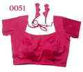 Hotpink  Color Semi Backless Blouse For Women. 