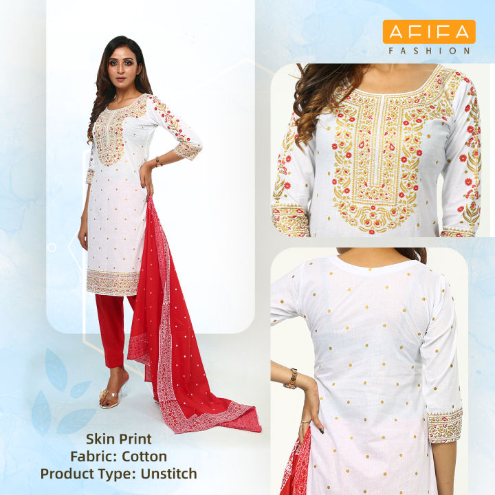 Unstitched%20Cotton%20Afsan%20Print%20Three%20Piece%20For%20Women%20-%20%20Dress%20For%20Girls%20-%203%20Pice%20Dress%20-%20Image%204