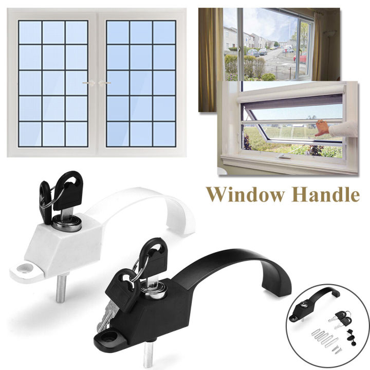Universal%20Window%20Handle%20Inline%20Lock%20Handle%20Pull%20Locking%20Window%20Catch%20Home%20Safety%20White/%20Black%20-%20Image%203