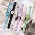 Silicone Strap Quartz Watch for Women Casual Fashion Ladies Wristwatch. 