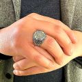 Seal of King Solomon Ring. Solomon Ring. Handmade Sterling Silver Ring. 