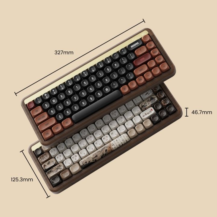 Akko%20MU01%20Wooden%20Mechanical%20Keyboard%20MOA%20Profile%20RGB%20Hot-swappable%20BT%205.0/2.4G%20Wireless%20Type-C%20Wired%20Gaming%20Keyboard%20-%20Image%205