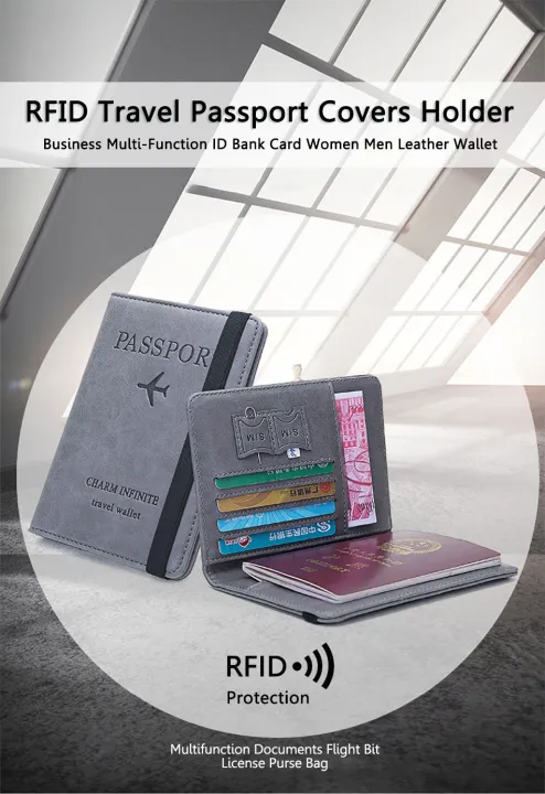Premium%20Quality%20-%201%20Pc%20Multi-Function%20Leather%20Passport%20Cover%20Credit%20Cards%20Holder%20Travel%20Cover%20Case%20-%20Couture%20-%20High-end%20-%20Image%203