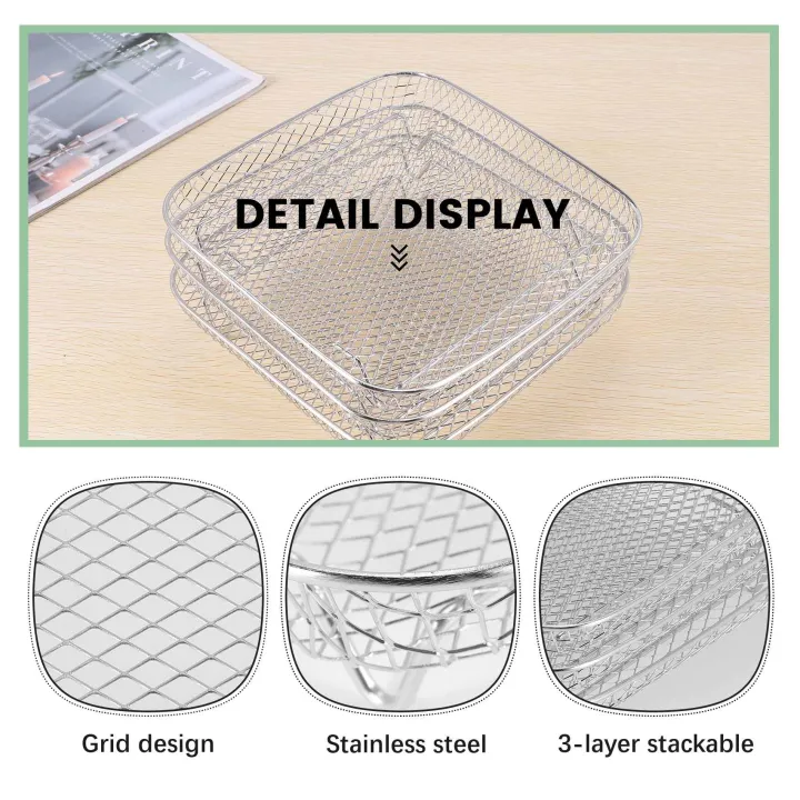 8%20Inch%20Air%20Fryer%20Rack%20for%20Instant%20Vortex%20Air%20Fryer,,%20Air%20Fryer,Square%20Three%20Stackable%20Dehydrator%20Racks%20-%20Image%208