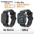 Fashions Metal Bumper Case For Apple Watch 46mm 45mm 44mm Protector Frame Cover For iWatch Series 10 9 8 7 6 5 SE Change To Ultra 2 49mm. 