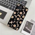 M-Marimekko-U-Unikko Flowers Phone Case For iPhone 15 14 13 12 Mini 11 Pro XS Max X XR SE 6 7 8 Plus Soft Cover. 