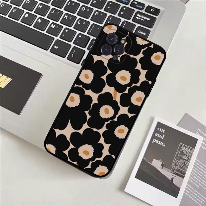 M-Marimekko-U-Unikko%20Flowers%20Phone%20Case%20For%20iPhone%2015%2014%2013%2012%20Mini%2011%20Pro%20XS%20Max%20X%20XR%20SE%206%207%208%20Plus%20Soft%20Cover%20-%20Image%207
