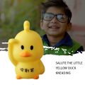 Salute Small Yellow Duck Pinch Called Baby Shower Play Duckling Vent Toy. 