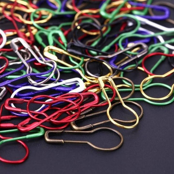 100pc Multicolor Metal Coil Less Hijab Pin / Safety Pins / হিজাব পিন / সেফটি পিন