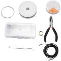 3X Jewelry Findings Set Jewelry Making Kit Jewelry Findings Starter Kit Jewelry Beading Making and Repair Tools Kit. 