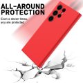 For Samsung Galaxy S24 Ultra 5G Color Liquid Silicone Phone Case. 