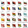 Country Flag Badge Flag Brooch National Flag Lapel Pin International Travel Pins Collections.