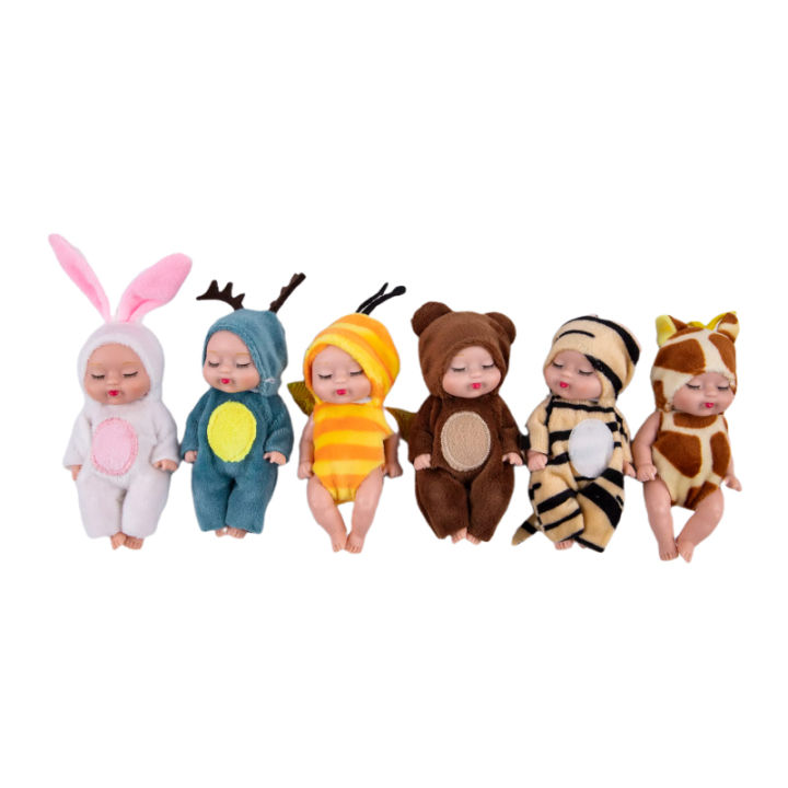 Cute%20Animal%20Baby%20Doll%203.5inch%20Deer/Bee/Bear%20Sleep%20Baby%20Simulated%20Reborn%20Doll%20Toy%20Eatop%20-%20Image%203