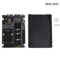 NGFF To SATA 3 External HDD Enclosure MSATA SSD Adapter M.2 SATA Protocol Adapter Board Creek. 