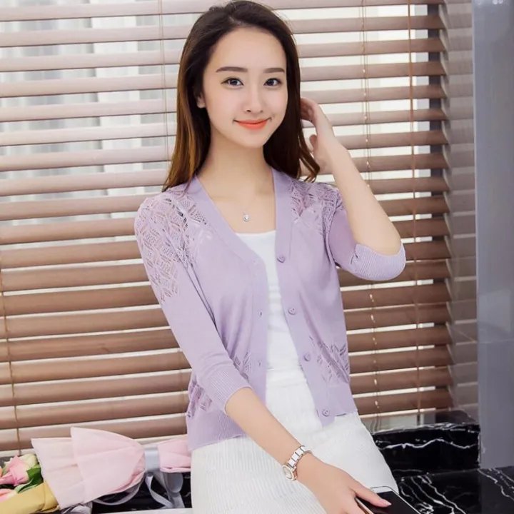 Autumn%20Summer%20Cardigan%20Women%20Lace%20Hollow%20Out%20Shawl%20Teenager%20Girls%20Knitted%20Sweater%20Female%20Cardigans%20Women%20Thin%20Coat%20Ladies%20Tops%20-%20Image%207