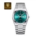 Inspired by PDR 930 Luxury Watch For Men Waterproof Luminous Date Week Stainless Steel Men Watch Casual Quartz Men's Watch- Watch. 