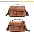 Business Shoulder bag Sophisticated Vintage PU leather Crossbody bag Classic High quality Leather bag for Office Business trip Daily use Gift Men's fashion. 