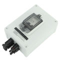 Miniature Circuit Breaker Transparent Cover IP67 Waterprrof 2P Miniature Circuit Breaker for Photovoltaic Array. 