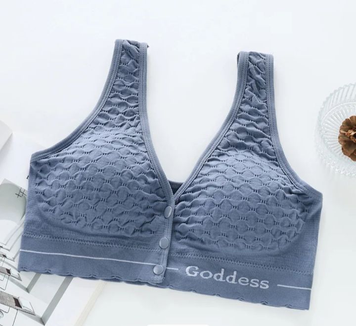 Imported Front Button Soft Cotton Maternity Bra Nursing Bra For New Born Baby Feeding (One Piece)