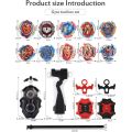 10 Pieces Bey Beyblade Top, 3 Two-Way Transmitters, Zest Achilles Montevarchi Li with Portable Box Blade Kids Gift KankongAgu.