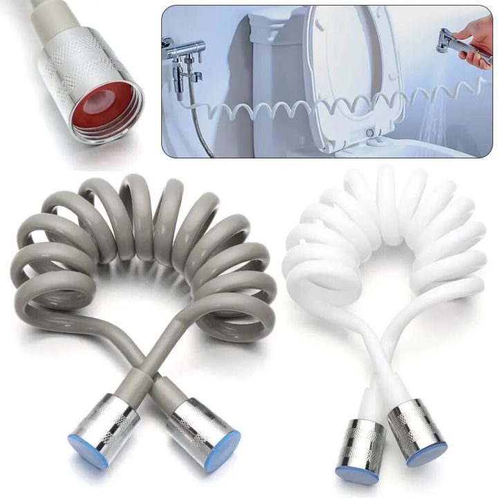 Spring Shower Hose Bidets Faucet Retractable 1.5/2/3M Telephone Line