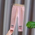 Baby Girl Leggings Spring and Autumn Baby Girl Thin Girls Outer Wear Children's White Little Girl Toddler Children's Pants. 